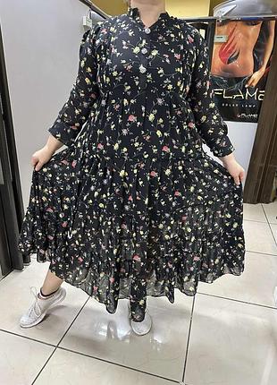 Шикарное платье в пол