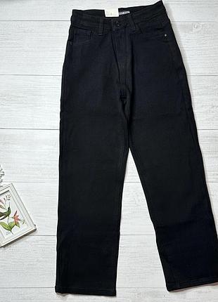 Джинсы трубы теплые на девочку