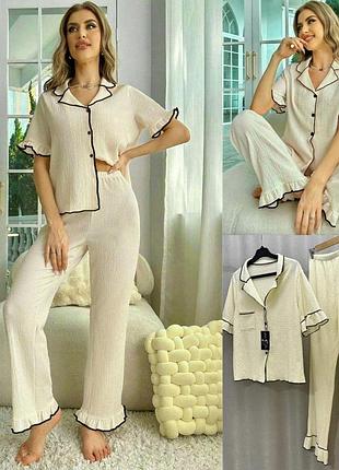 Піжама двійка штанами