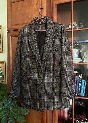 Подовжений жакет пальто