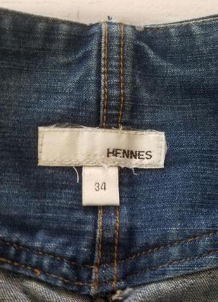 Юбка миди, джинсовая юбка h&m, юбка за колено, летняя юбка джинс6 фото