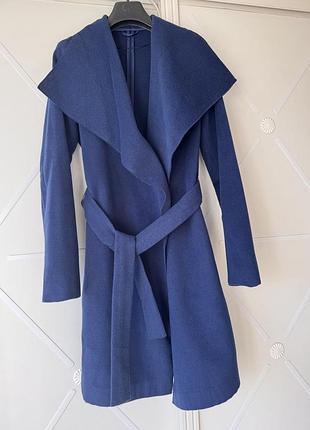 Флісове пальто синього кольору