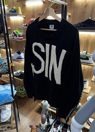 Светр saint michael sin black logo 8