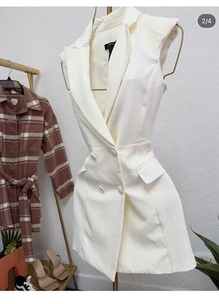 Нове, плаття-жакет, сукня, біле