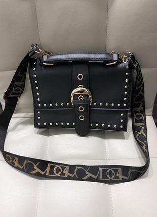 Сумка на широком ремне