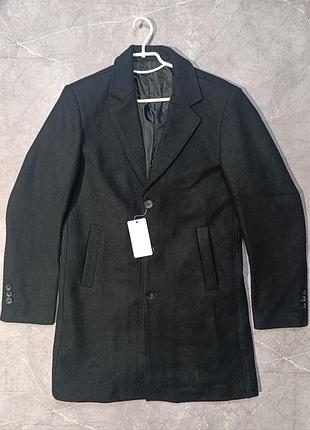 Мужское пальто черное you hup