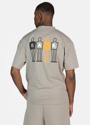 Новая футболка balr. "the wall" box fit / размер s (подойдет на м)