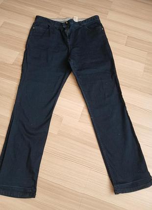 Темно синие стрейчевые джинсы