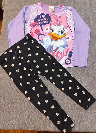 Детский костюм с лосинами десней на девочку 5-6 лет