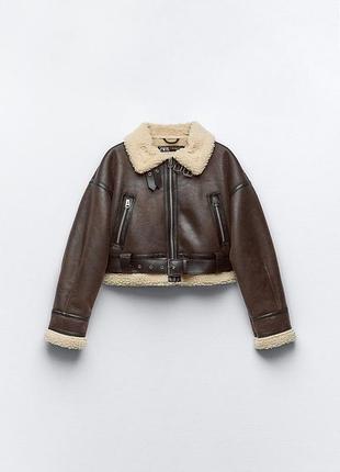 Жіноча дублянка zara розміру s