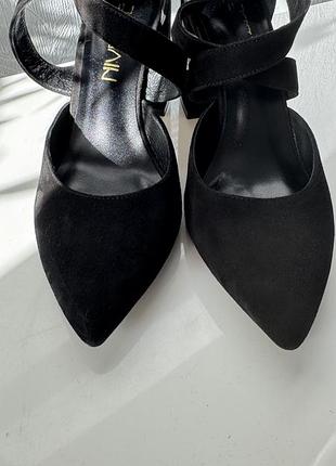 Туфлі жіночі nivelle замша 38 розмір чорні