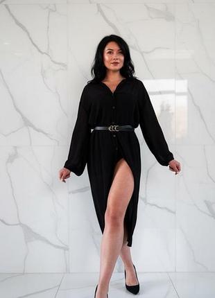 Платье рубашка шифон брендовое