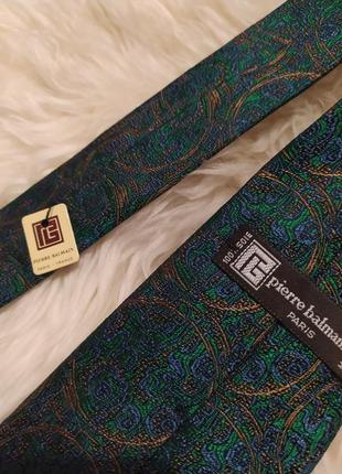 Винтажный оригинальный галстук pierre balmain. 🇫🇷 торг!!3 фото