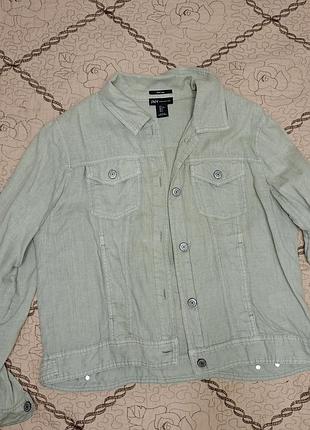 Куртка пиджак лен