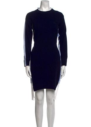 Sacai шерстяное платье миди