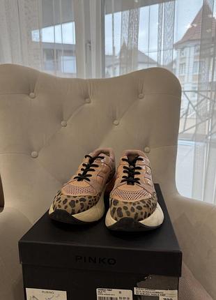 Кросівки pinko оригінал, тигрові на шнурці, 37 розмір