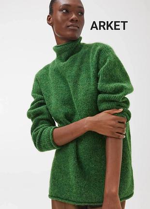 Arket светр-водолазка оверсайз з сумішевої альпаки