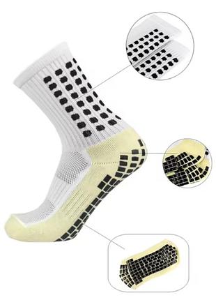 Антиковзкі футбольні носки з силіконовими вставками — для футболу, волейболу, бігу, баскетболу та тренувань