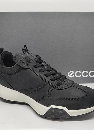 Кожаные кроссовки ecco gore-tex оригинал