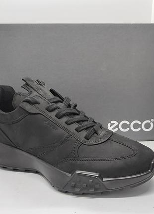 Кожаные кроссовки ecco gore-tex оригинал