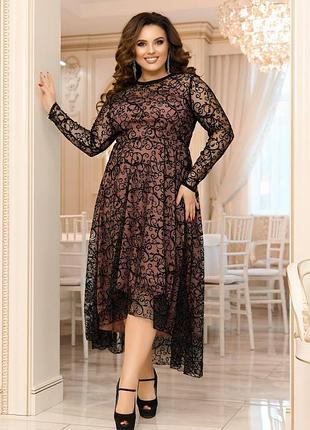 Женское вечернее платье до 60 размера