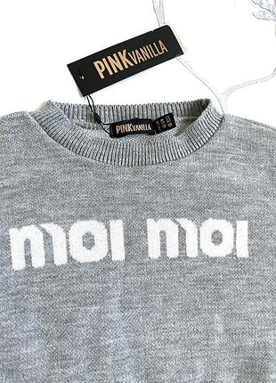 Новый укороченный свитер кроп 2