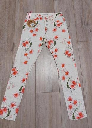 Новые!! джинсы штаны стрейч винтаж бренд place du jour vintage 34
