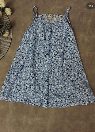 Сарафан на дівчинку з натуральної тканини