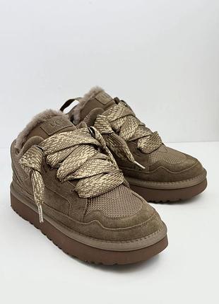 Кросівки ugg lowmel ловмел кава колір зимові жіночі унісекс