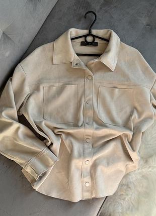 Замшева сорочка