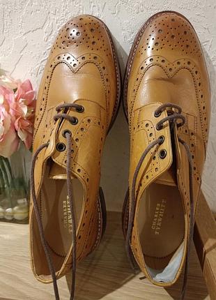 Шкірягі дерби оксфорди бренда великобритании «charles tyrwhitt