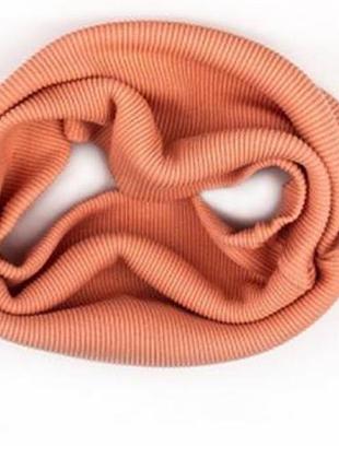 Хомут весна осінь в рубчик персик