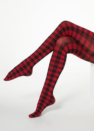 Стильні колготки в клітинку calzedonia