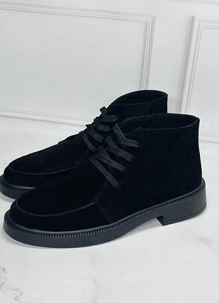 Лофери /черевики натур замш / натур шкіра / натур лак демі зима 27 27,5 28 28,5 см  кольори