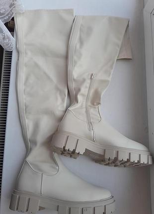 Ботфорты 41р беж