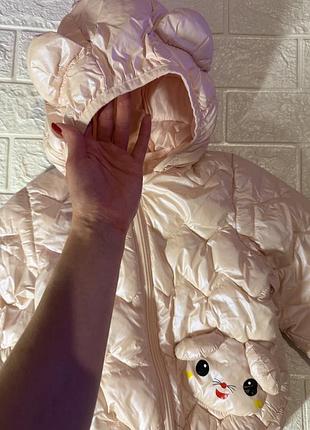 Куртка на дівчинку 98-104 см