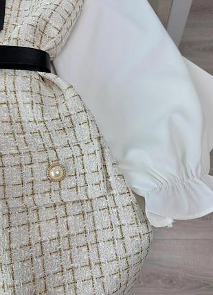 Комплект трійка сукня + блуза