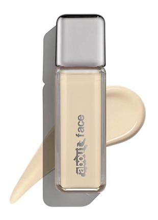 Тональний крем about-face у нейтрально-оливковому підтоні f2olive the performer skin-first foundation