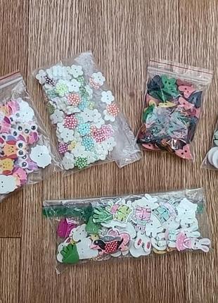 Пуговицы деревянные