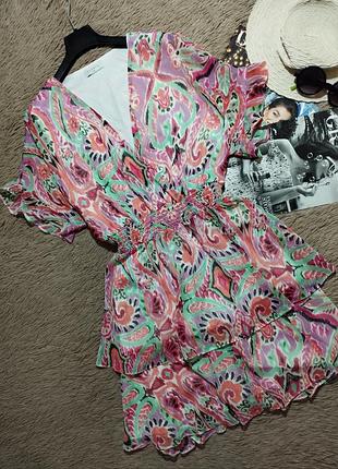 Гарненька ярусна сукня/плаття/ сарафан