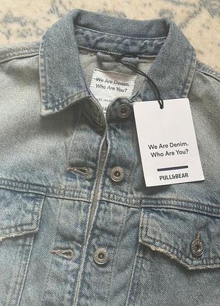 Джинсова сорочка pull&bear, розмір xs