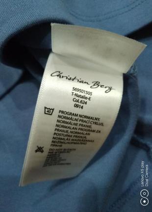 Реглан, кофта, блуза -коттоновый трикотаж- m-l- christian berg-8 фото