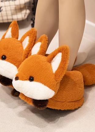 Кімнатні плюшеві тапочки