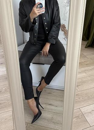 Штани шкіряні