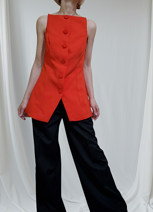 Костюмный удлинённый жилет river island