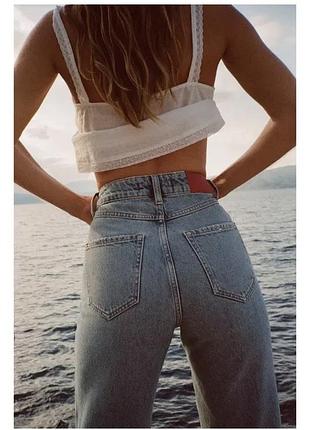 Zara mom fit 34 розмір висока посадка