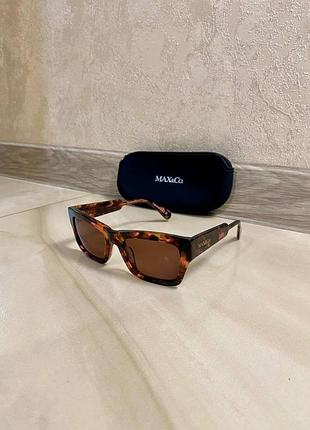 Жіночі брендові сонцезахисні окуляри max&co mo0081 55e coloured havanna