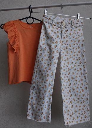 Джинсы zara на 5-6роков(110-116)