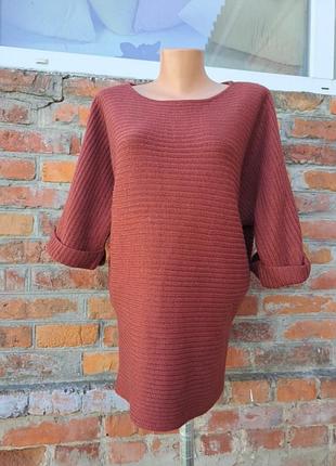 Теракотова кофта стильна м-л