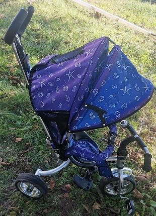 Велосипед дитячій триколісний.велосіпед коляска. батьківська ручка